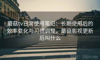 蘑菇tv日常使用笔记：长期使用后的效率变化与习惯调整，蘑菇影视更新后叫什么