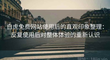 白虎免费网站使用后的直观印象整理：反复使用后对整体体验的重新认识