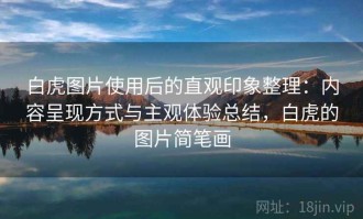 白虎图片使用后的直观印象整理：内容呈现方式与主观体验总结，白虎的图片简笔画