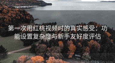 第一次用红桃视频时的真实感受：功能设置复杂度与新手友好度评估
