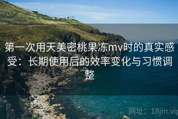 第一次用天美密桃果冻mv时的真实感受：长期使用后的效率变化与习惯调整