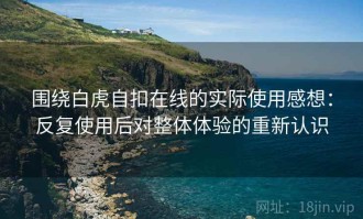 围绕白虎自扣在线的实际使用感想：反复使用后对整体体验的重新认识