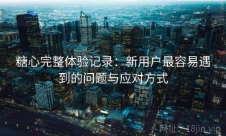 糖心完整体验记录：新用户最容易遇到的问题与应对方式