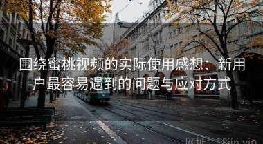 围绕蜜桃视频的实际使用感想：新用户最容易遇到的问题与应对方式