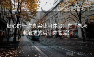 糖心的一次真实使用体验：在手机与电脑端的实际体验差别