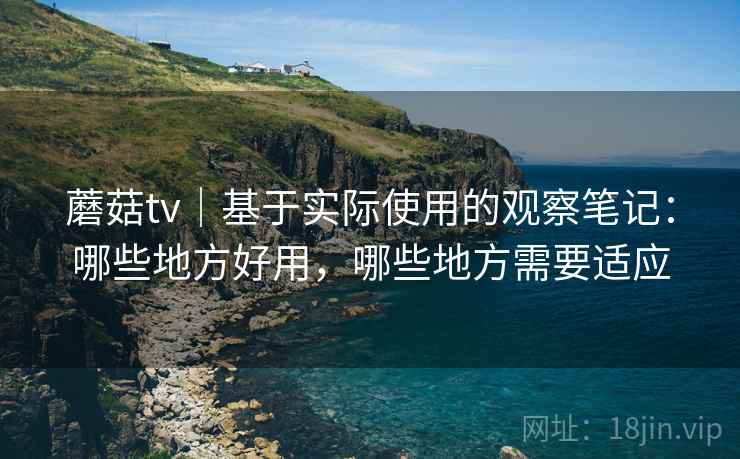 蘑菇tv｜基于实际使用的观察笔记：哪些地方好用，哪些地方需要适应