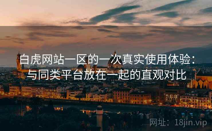 白虎网站一区的一次真实使用体验：与同类平台放在一起的直观对比