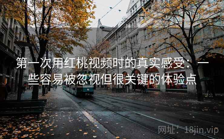 第一次用红桃视频时的真实感受：一些容易被忽视但很关键的体验点