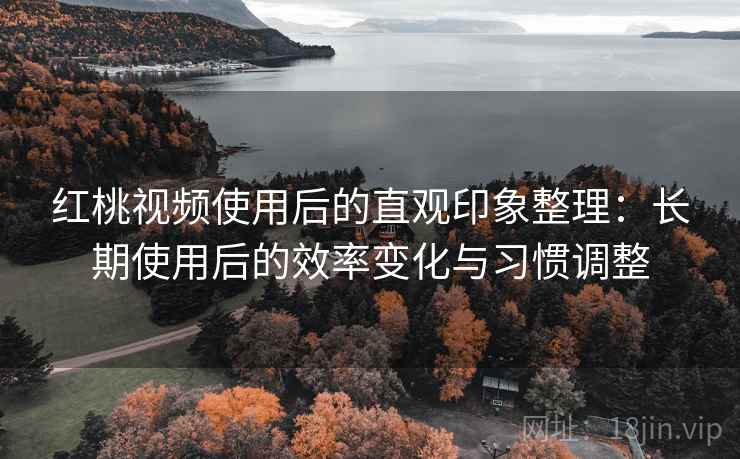 红桃视频使用后的直观印象整理：长期使用后的效率变化与习惯调整