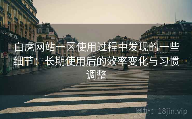 白虎网站一区使用过程中发现的一些细节:长期使用后的效率变化与习惯调整 白虎网站一区使用过程中发现的一些细节:长期使用后的效率变化与习惯调整