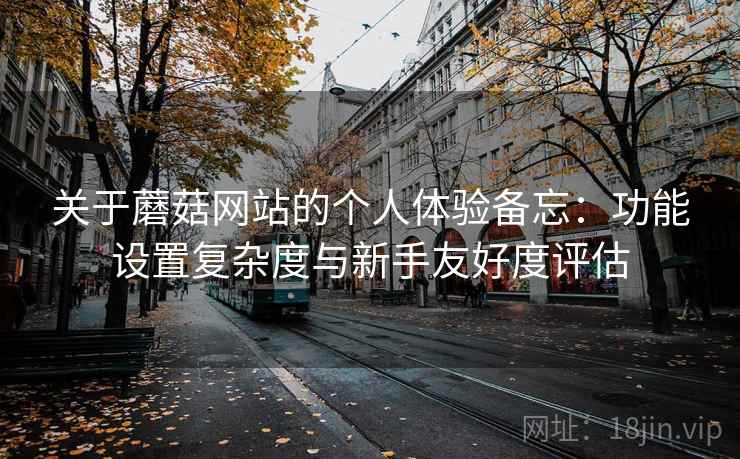 关于蘑菇网站的个人体验备忘：功能设置复杂度与新手友好度评估